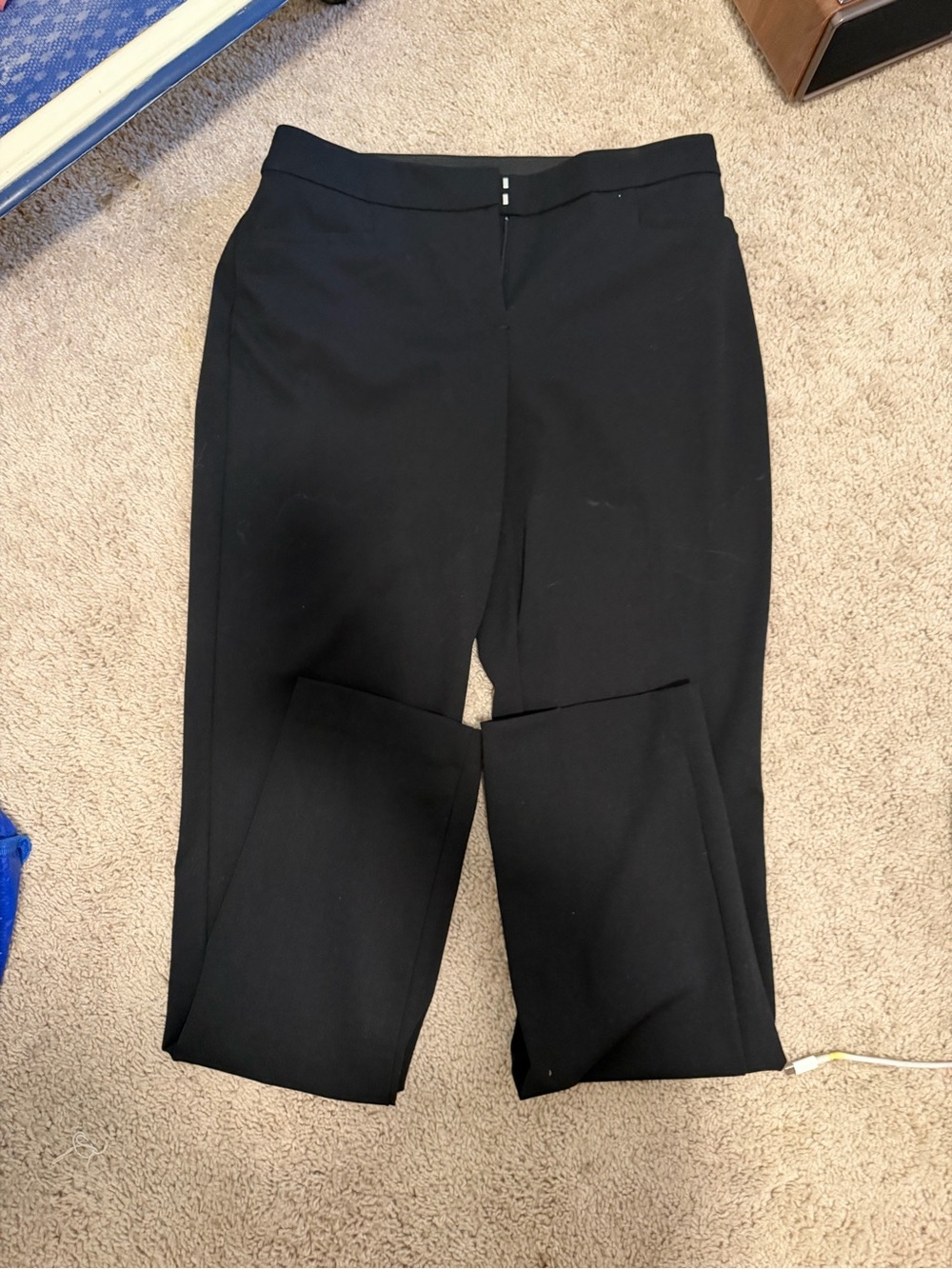 Alfani Black Straight-Leg Dress Pants